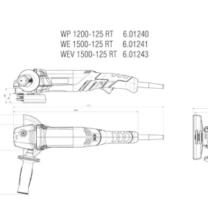 Location Meuleuse 125mm Metabo WEV 1500-125 Quick RT