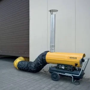 Chauffage mobile au fuel à combustion indirecte Sovelor HPV 35 Bi-fuel (Puissance 34 kW)